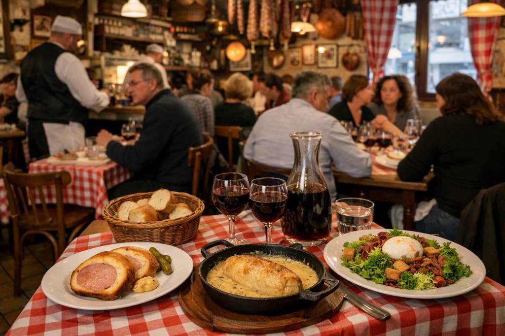 Bouchon lyonnais perrache : les meilleures adresses traditionnelles près de la gare pour goûter la cuisine locale