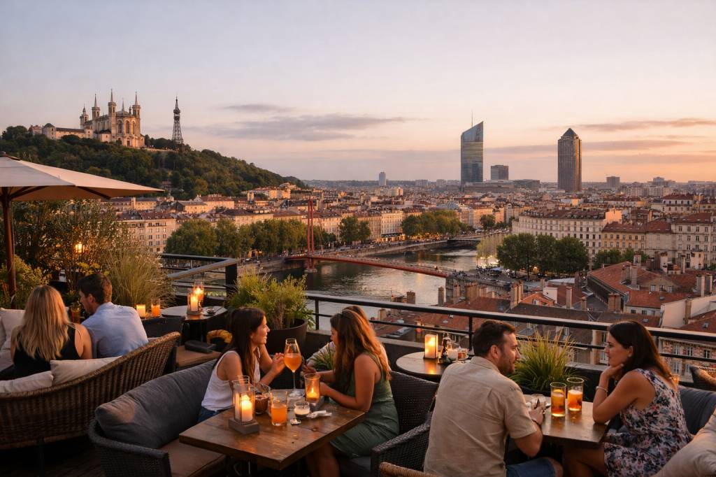 Les meilleurs rooftops de Lyon vue imprenable et ambiance unique