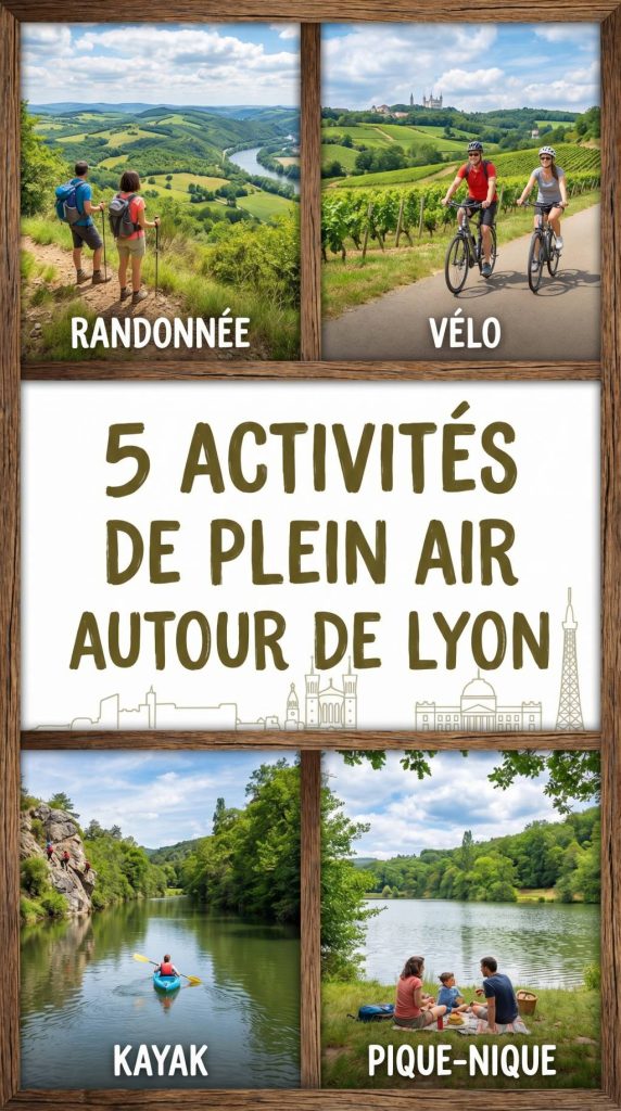 5 activités de plein air autour de Lyon pour profiter de la nature